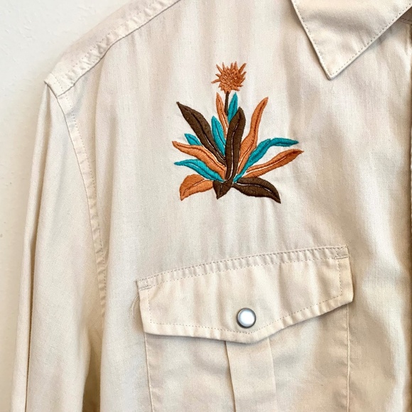 Howler Brothers Gaucho Pure Agave Snapshirt Men's Size Small - Picture 4 of 9